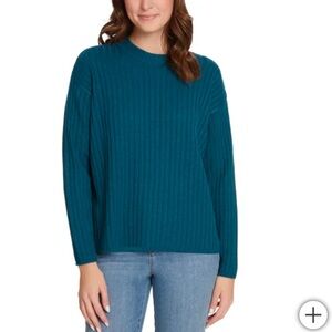 NWT Jessica Simpson Ladies' Ribbed Sweater in Teal
